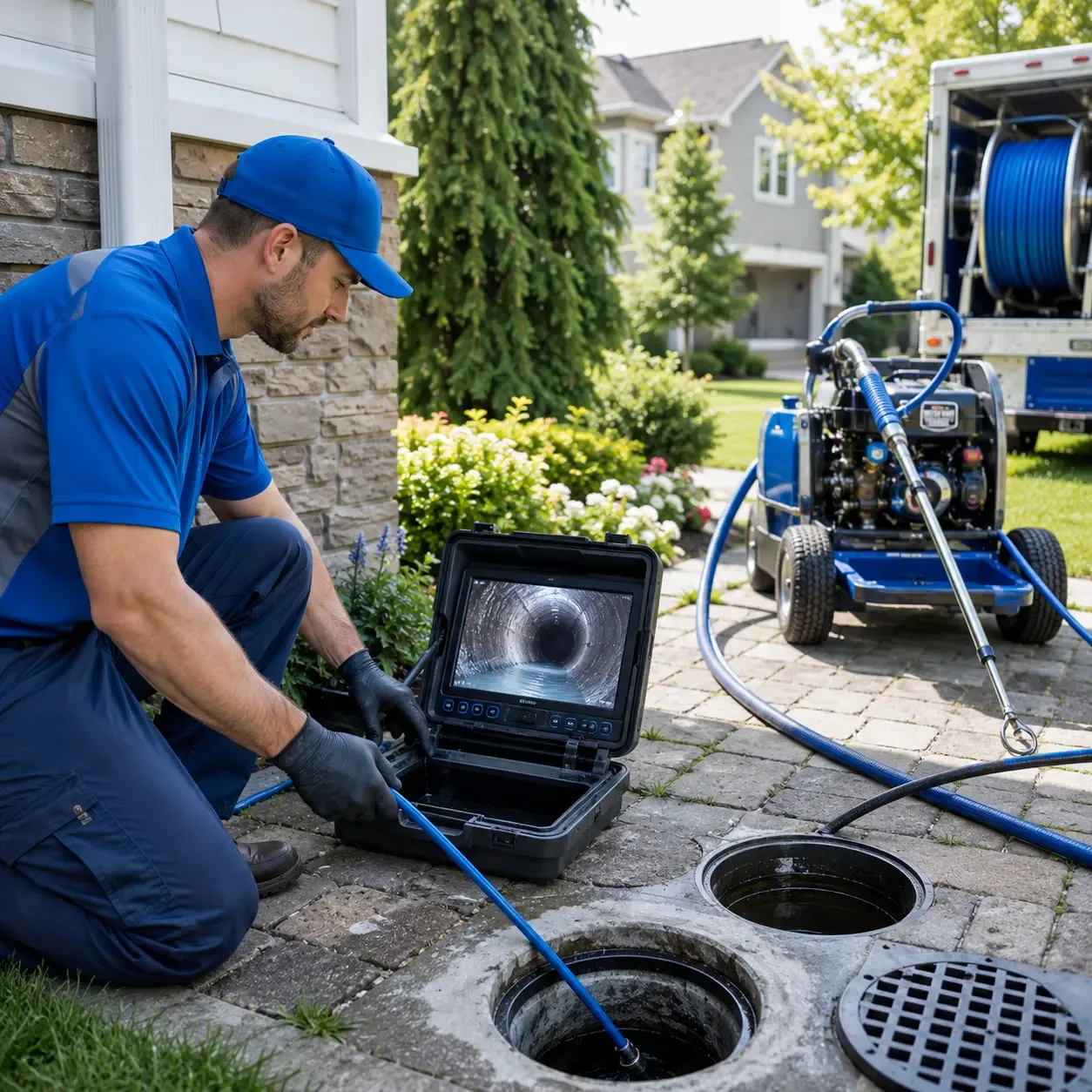 Outdoor drain cleaning professionals serving Madison, NY