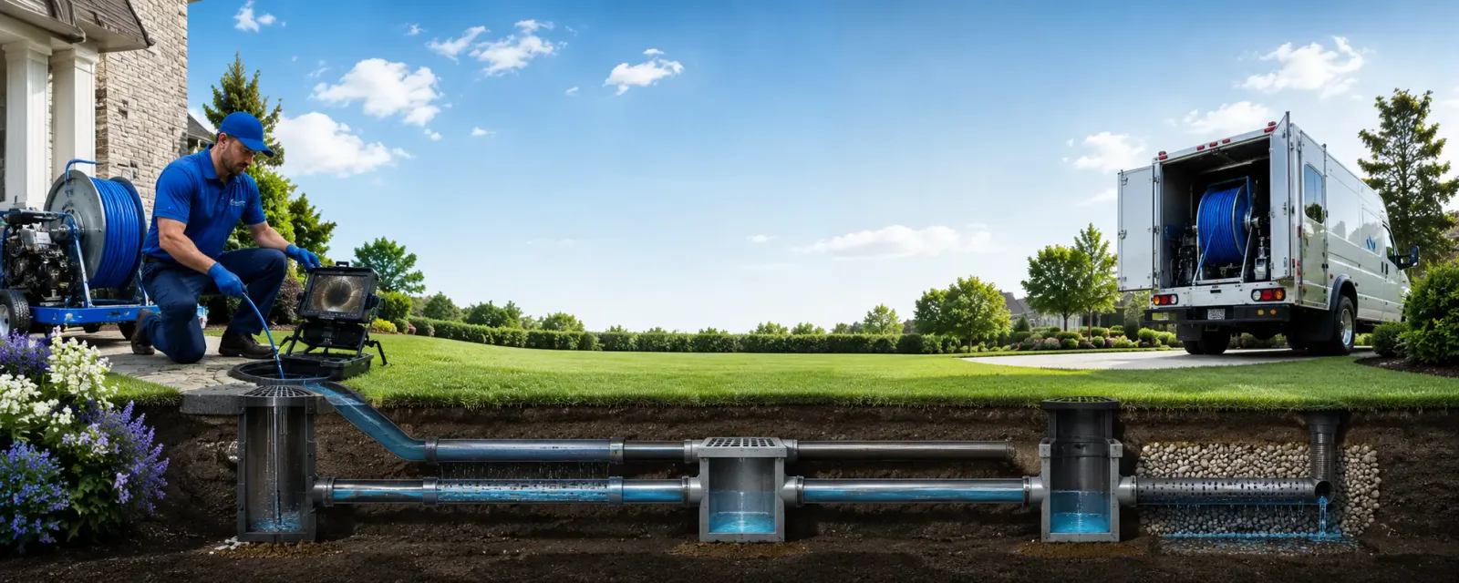 Outdoor drain cleaning information for Madison, NY